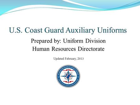 U.S. Coast Guard Auxiliary Uniforms