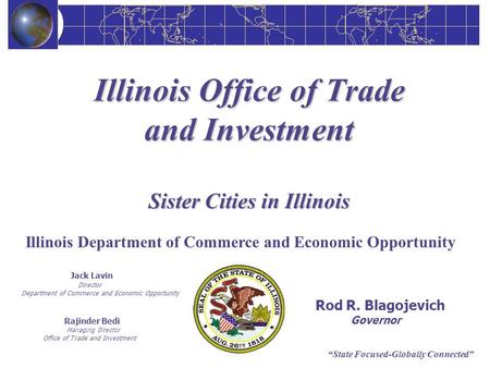 Illinois Office of Trade and Investment Sister Cities in Illinois