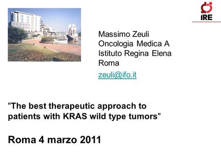 Massimo Zeuli Oncologia Medica A Istituto Regina Elena Roma