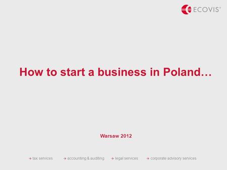 How to start a business in Poland…