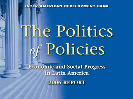 Motivation Economists, IFIs emphasize policy recipes to achieve development goals. This led to adoption of Washington Consensus reforms. Outcome somewhat.