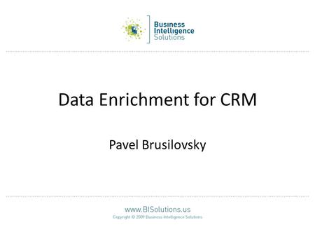 Data Enrichment for CRM