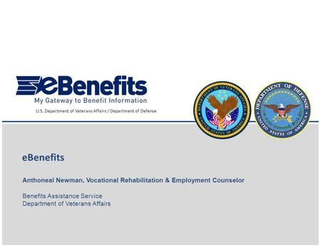 U.S. Department of Veterans Affairs / Department of Defense