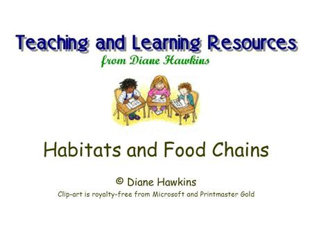 Habitats and Food Chains