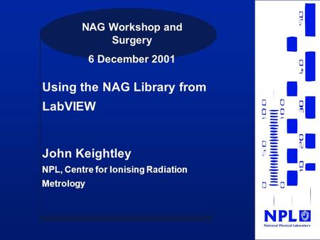 NAG Workshop and Surgery