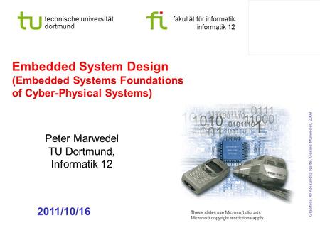 Peter Marwedel TU Dortmund, Informatik 12