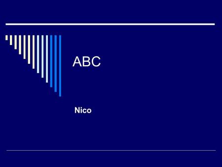 ABC Nico. A AlleAlle AffeAffe aberaber B Bär Baff Bahn.