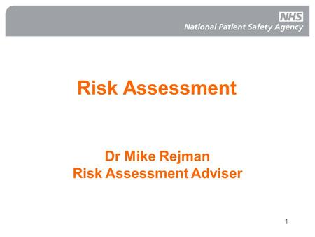 Risk Assessment Adviser