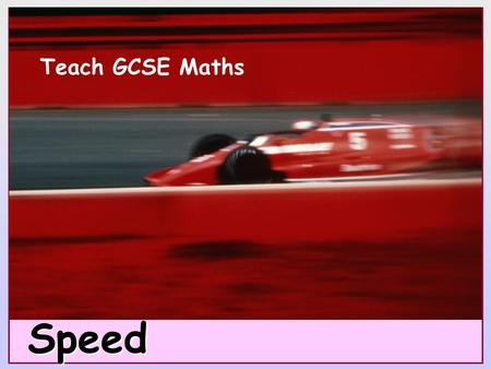 Teach GCSE Maths Speed.