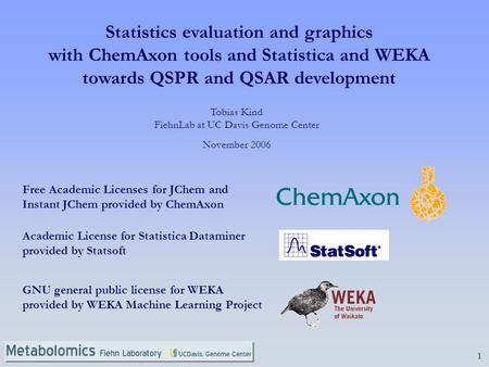 Statistics evaluation and graphics