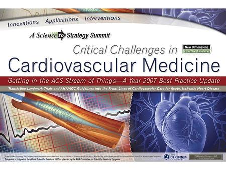 E. Magnus Ohman, MD, FRCPI, FACC Program Chairman Professor of Medicine Director, Program for Advanced Coronary Disease Division of Cardiology Duke University.