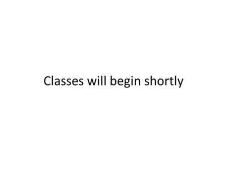 Classes will begin shortly. Networks, Complexity and Economic Development Class 5: Network Dynamics.