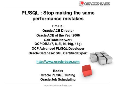 PL/SQL : Stop making the same performance mistakes