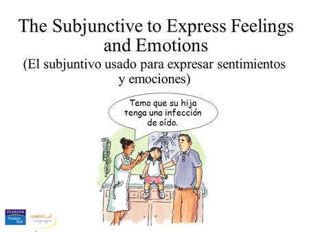 The Subjunctive to Express Feelings and Emotions