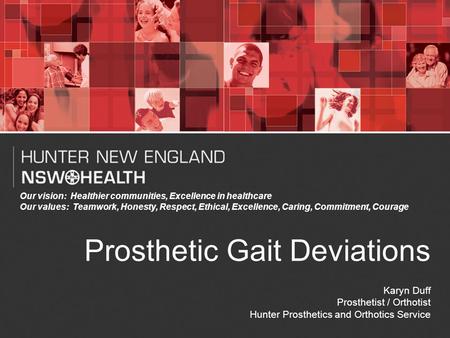 Prosthetic Gait Deviations