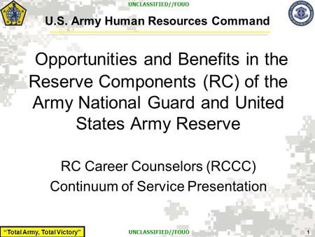 U.S. Army Human Resources Command