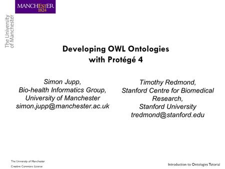 Developing OWL Ontologies with Protégé 4