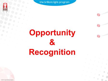 Opportunity & Recognition. Wellness Consultant Definition: As an owner of an ILWS system you automatically qualify for the following. This program is.