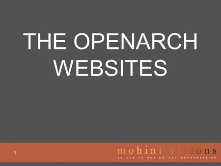 1. CONTENT 2 1 The idea 2Elements of the new websites 3Going into details 4 Planning.