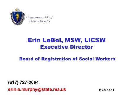 Board of Registration of Social Workers