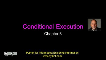 Conditional Execution