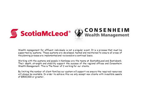 Wealth management for affluent individuals is not a singular event. It is a process that must be supported by systems. These systems are developed, tested.