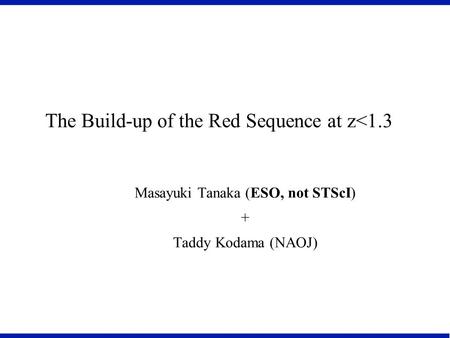 The Build-up of the Red Sequence at z