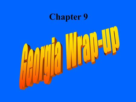 Chapter 9. At the next slide, to play the game, you must click on the underlined point value to go to the selected question. To get the answer, click.