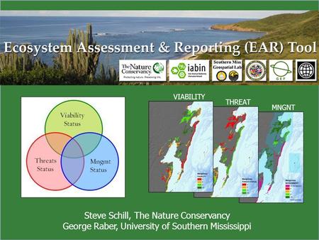 Steve Schill, The Nature Conservancy George Raber, University of Southern Mississippi MNGNT VIABILITY THREAT.