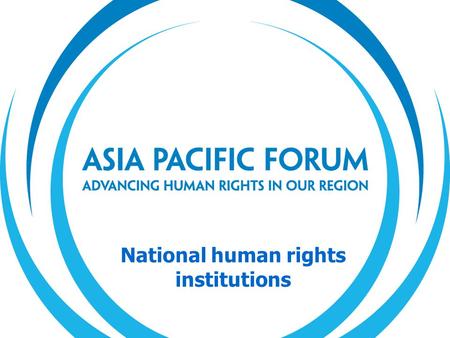 National human rights institutions. Obligations under HR treaties respect - governments themselves and their agents must not violate human rights protect.