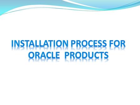 Before start the Installation process, follow the following mandatory steps :  Sales Department will provide an Order No. for New Installation.  Pass.