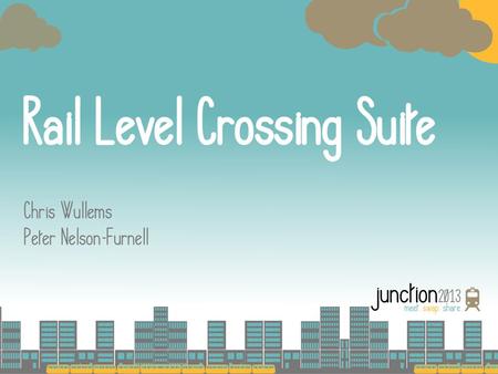 Introduction Level Crossing Risk – Approximately 30% of rail related fatalities occur as a result of motor vehicle collisions 1 – Annual estimated cost.