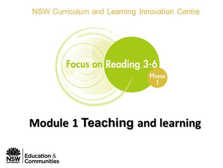 NSW Curriculum and Learning Innovation Centre