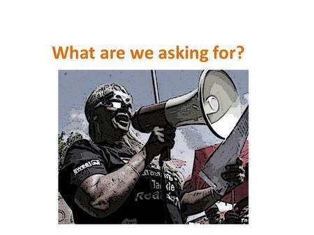 What are we asking for?. Support the national Sex Work Programme Support the National Sex Work Programme: -Ensure it is funded -Ensure is has support,