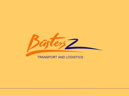 TRANSPORT AND LOGISTICS