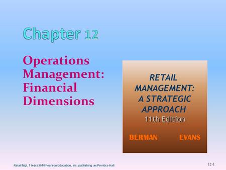 Operations Management: Financial Dimensions