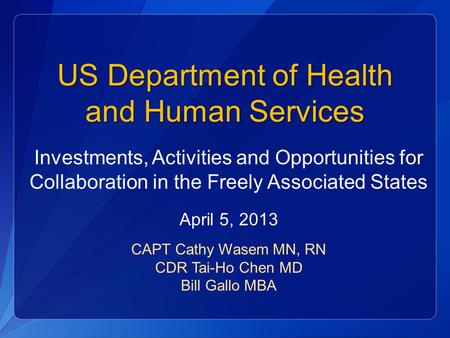 US Department of Health and Human Services