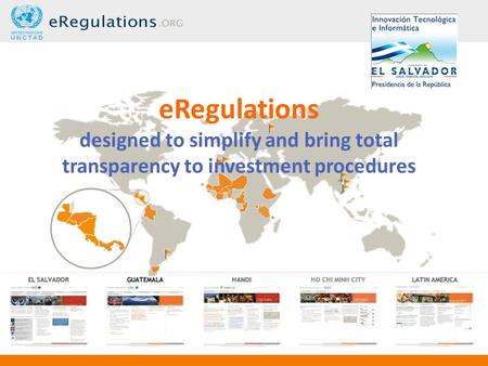 ERegulations designed to simplify and bring total transparency to investment procedures.