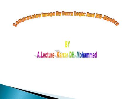 Introduction The concept of transform appears often in the literature of image processing and data compression. Indeed a suitable discrete representation.