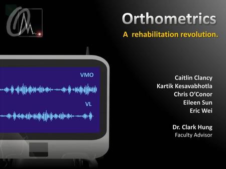 Project Overview Overview | Relevance | Design Goals | Signal Acquisition | Signal Processing | Future Work Our product: Rehabilitation device  Recumbent.