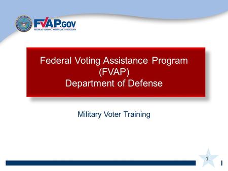 Military Voter Training