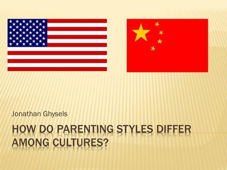 Jonathan Ghysels.  Parenting through the world differs just as religion, tradition, ethics and diet does  Just as parts of India differ in language.