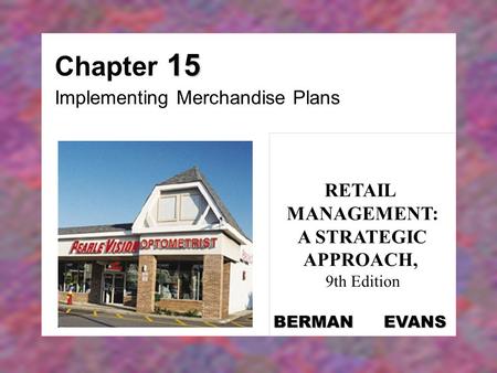 Implementing Merchandise Plans