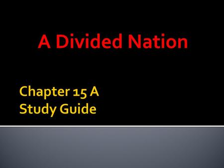 A Divided Nation. Fugitive Slave Act of 1850The Dred Scott DecisionJohn Brown’s raid on Harpers Ferry 1.The Fugitive Slave Act made it a crime to help.