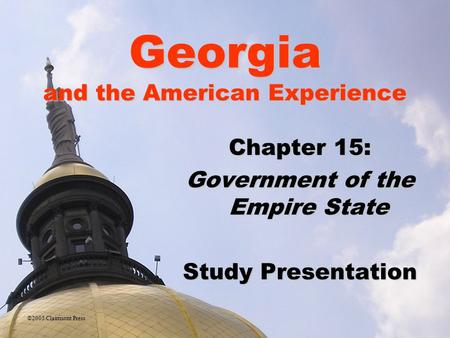 Georgia and the American Experience