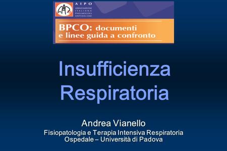 Insufficienza Respiratoria