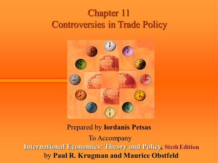 International Economics: Theory and Policy, Sixth Edition