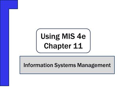 Information Systems Management