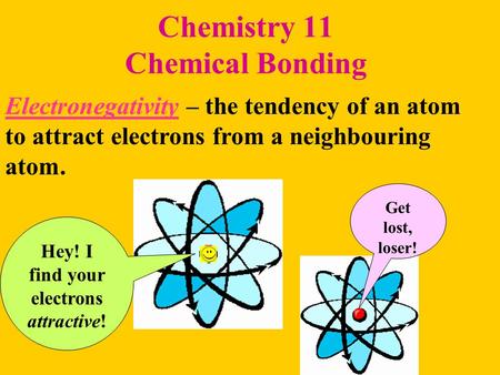 Chemistry 11 Chemical Bonding