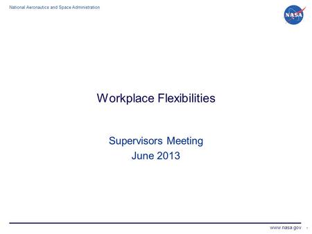 Workplace Flexibilities